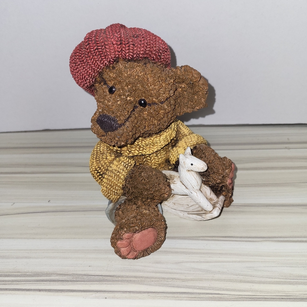 7" Vintage 1998 Family Bears Collection Bear With Rocking Horse Style B67015C